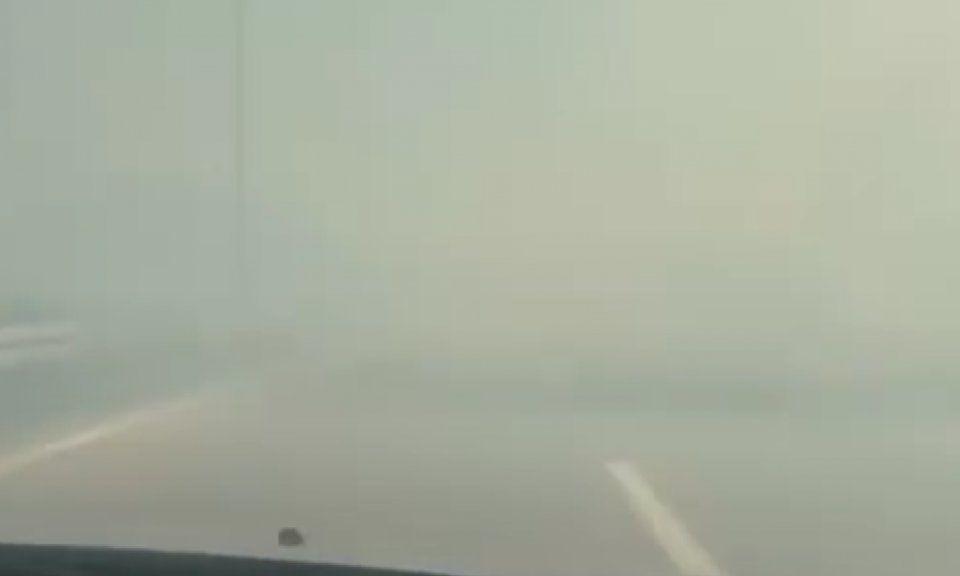 VOZAČI, NA ULAZU U NOVI SAD SE NE VIDI PRST PRED OKOM Gust dim se širi putem, evo šta se dešava! (VIDEO)