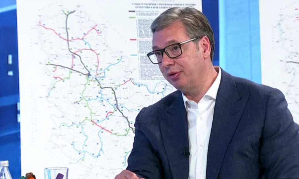 PREDSEDNIK VUČIĆ U GOLUPCU Obišao radove na izgradnji Dunavskog koridora (FOTO)