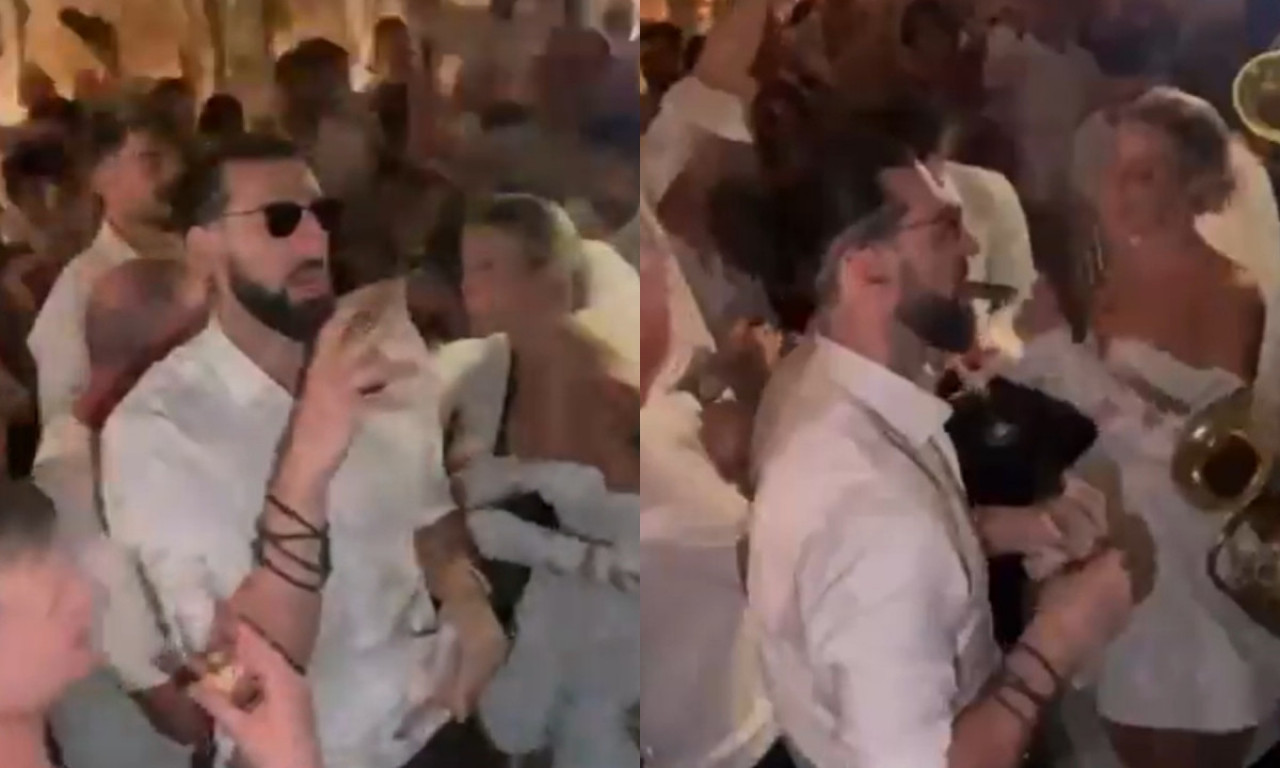 POGLEDAJTE KAKO ŠENGELIJA PEVA "MESEČINU" Slavni košarkaš ukrao šou na Vildozinoj svadbi - evro nije štedeo (VIDEO)