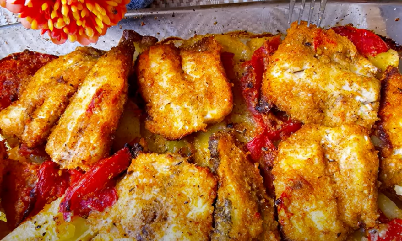 KROMPIR SA RIBOM I POVRĆEM Domaćinski, posni ručak za celu porodicu