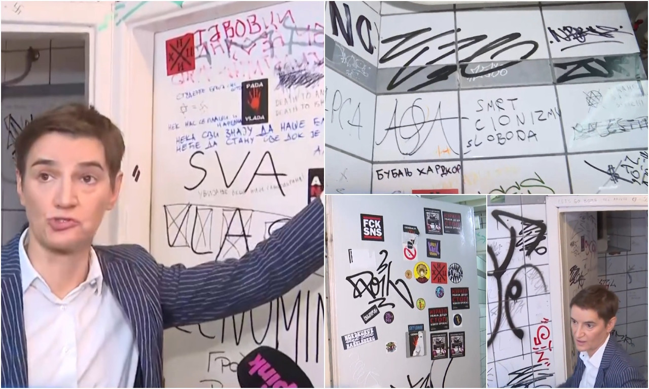 "ELITA" ISEKLA ČAK I ŽICE NA KLAVIRU! Brnabić obišla ruinirani SKC, pogledajte šta je ostalo iza blokadera (FOTO+VIDEO)