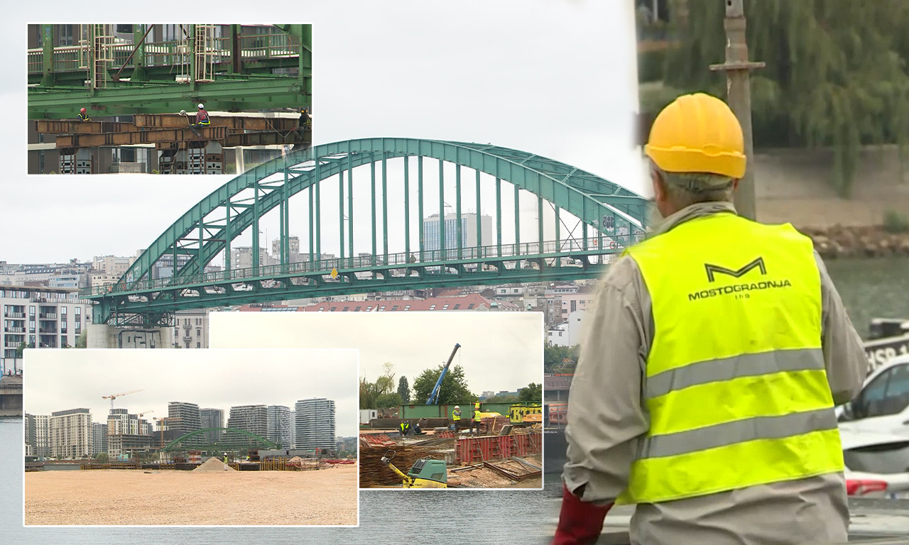 POČELO UKLANJANJE POSLEDNJEG DELA STAROG SAVSKOG MOSTA! Evo gde će biti premešten (FOTO+VIDEO)