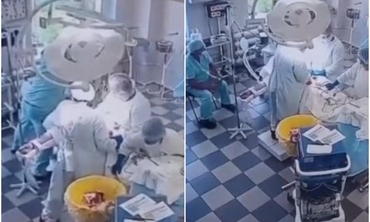 OPERACIJA U TOKU DOK TUČE ZEMLJOTRES Dramatično! Trese se sala, pacijent, sve... a pogledajte reakciju lekara (VIDEO)