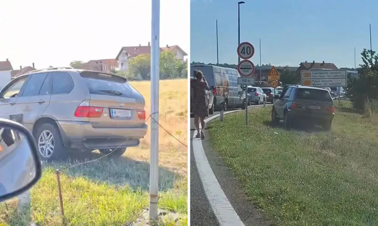 GASTARBAJTER DIVLJA KOLIMA PO SRBIJI: Kamere ga snimile, ovo još nismo videli (VIDEO)