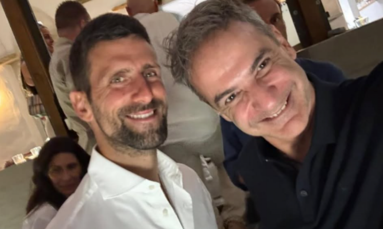 ĐOKOVIĆ NA LITURGIJI SA MICOTAKISOM Evo gde su se sreli Nole i premijer Grčke! (FOTO)