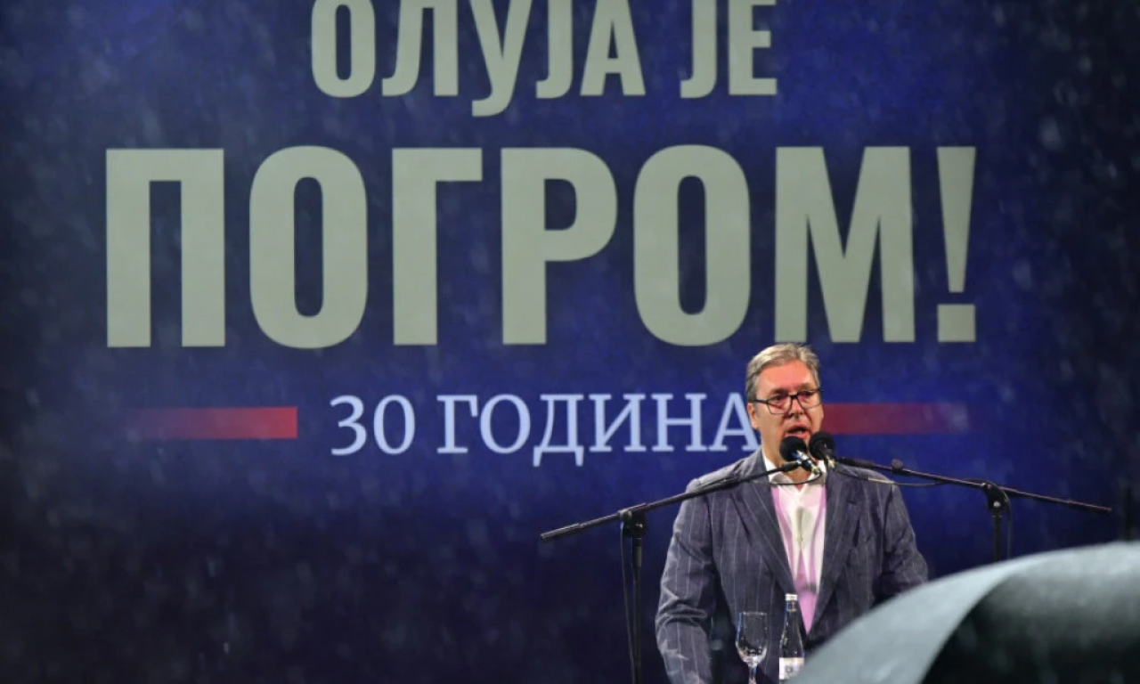MOĆNA PORUKA VUČIĆA: "Nijedna vam više Oluja uspeti neće...nećemo dozvoliti da nam slobodu ugrozite"(FOTO)