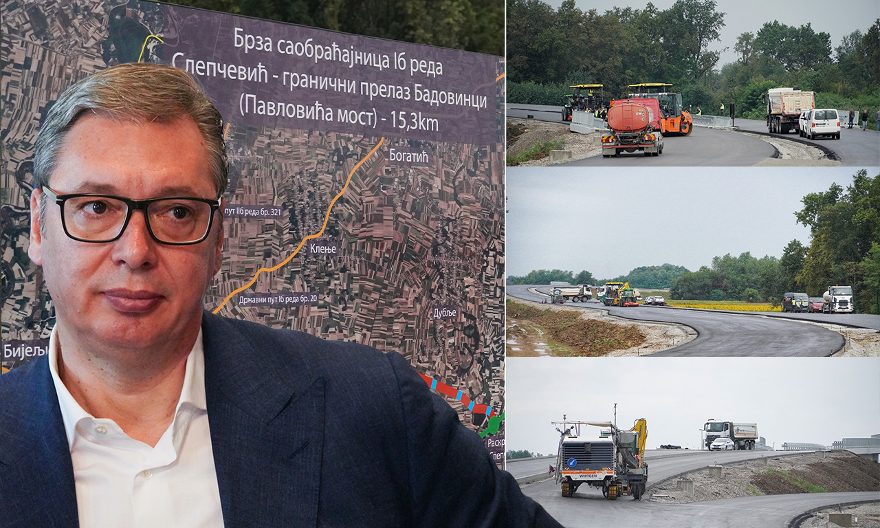PREDSEDNIK OBILAZI RADOVE NA BRZOJ SAOBRAĆAJNICI SLEPČEVIĆ - BADOVINCI: Još jedna veza sa Republikom Srpskom