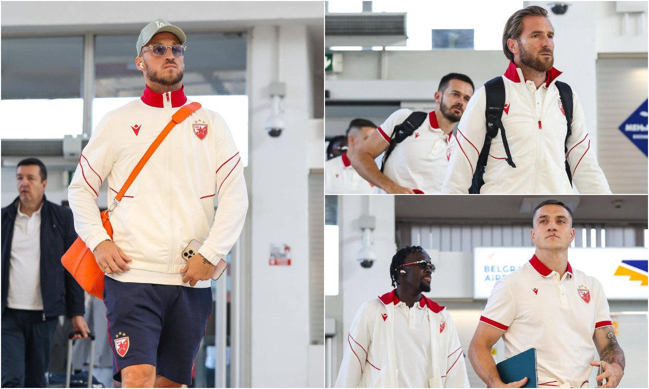 MILOJEVIĆ POVEO 24 IGRAČA ZVEZDE U POLJSKU! Momci zagrmeli na aerodromu - fali samo jedno ime (FOTO+VIDEO)