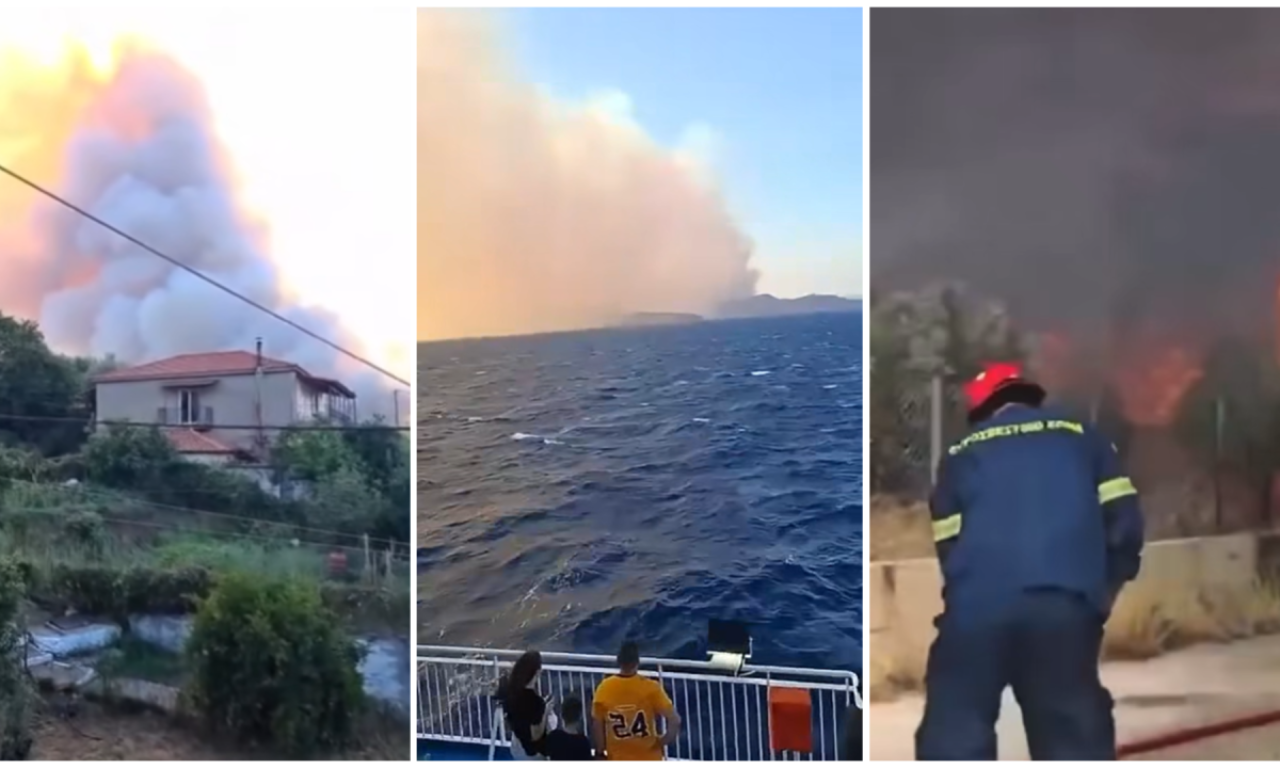 VELIKI POŽAR U GRČKOJ: Jedna osoba poginula, kuće oštećene, vatrena stihija preti da se proširi