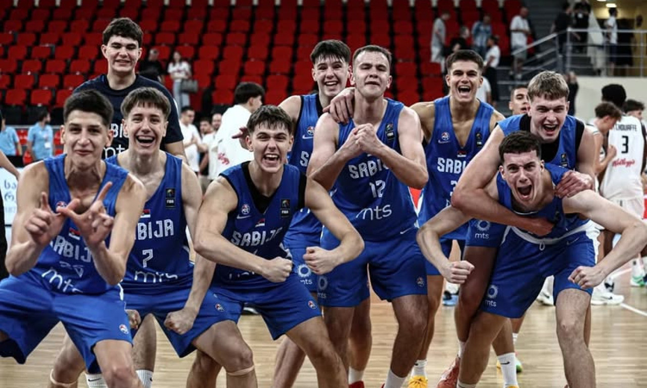 "ORLIĆI" NEMILOSRDNI! Mladi košarkaši Srbije ubedljivo savladali Nemačku!
