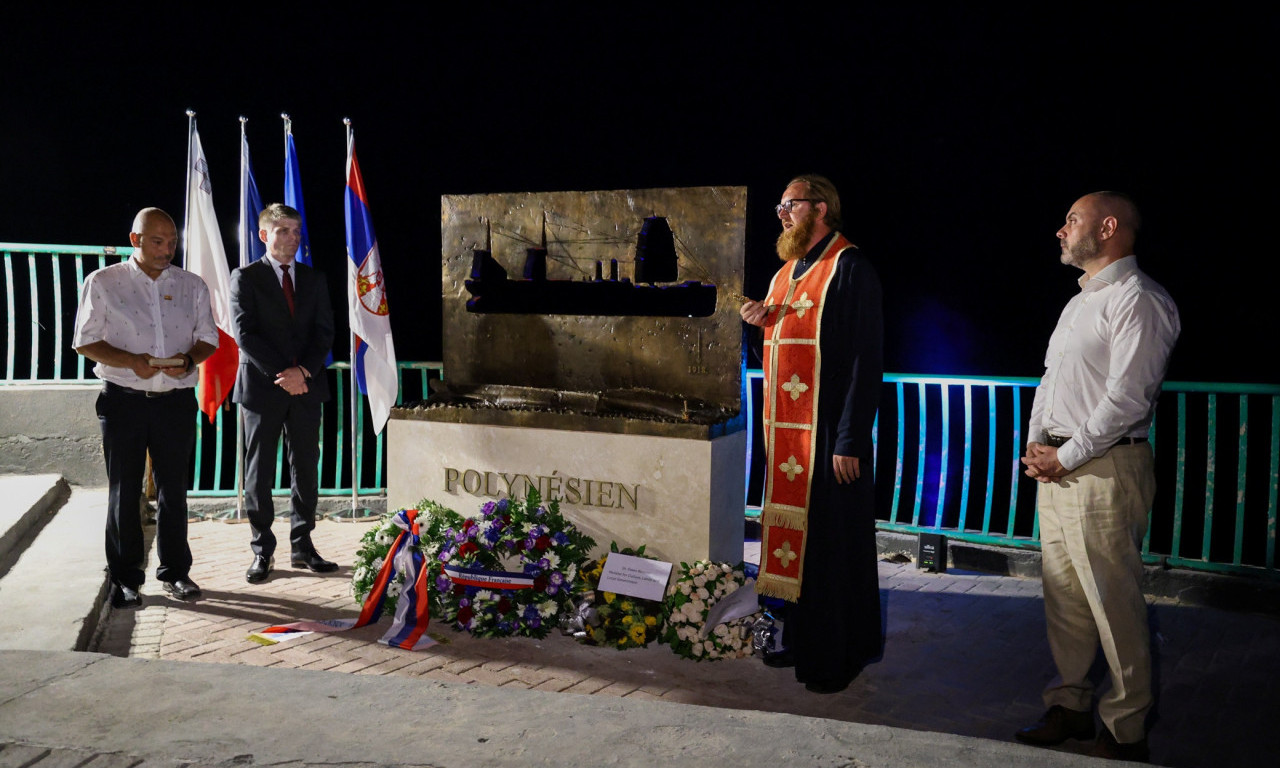 ARNO GUJON NA MALTI OTKRIO SPOMENIK MILUNKI SAVIĆ I SRPSKIM OFICIRIMA: 107 godina sećanja na herojstvo i žrtvu (FOTO)