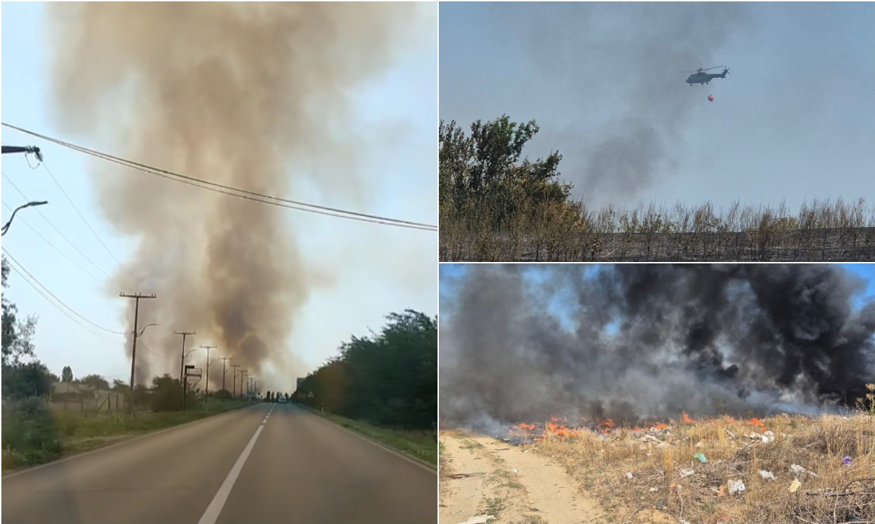 PRVI SNIMAK POŽARA KOD KLADOVA! Vatra guta 150 hektara zemlje, hitno uvedena vanredna situacija (FOTO+VIDEO)