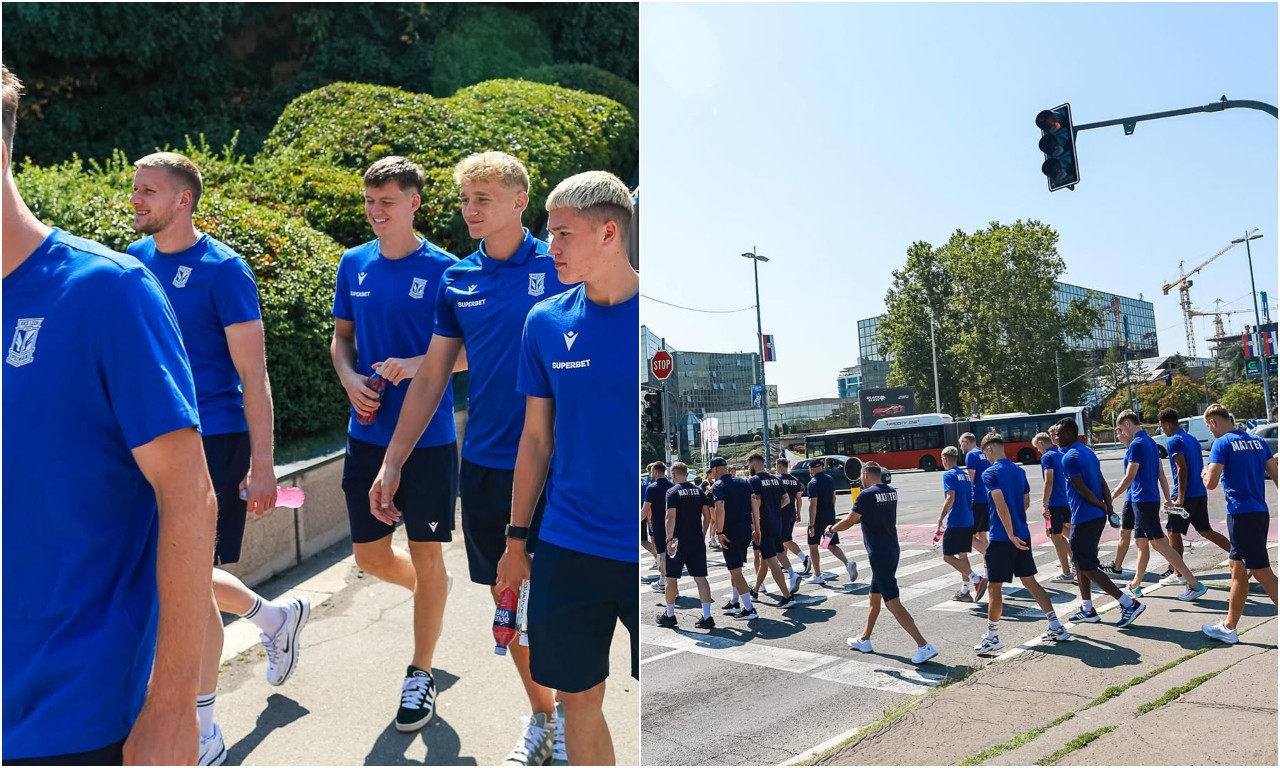 BRAĆA POLJACI UŽIVAJU U BEOGRADU! Pogledajte šta fudbaleri Leha rade pred meč sa Zvezdom (FOTO+VIDEO)