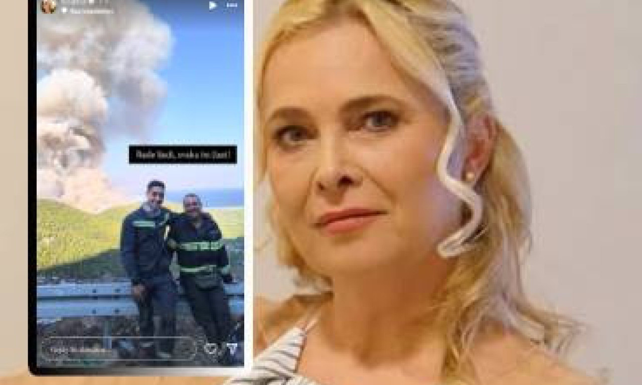 ĐINA IZ „SREĆNIH LJUDI“ U GROTLU POŽARA U CRNOJ GORI Objavila snimke: „Rade ljudi, svaka čast“ (FOTO)