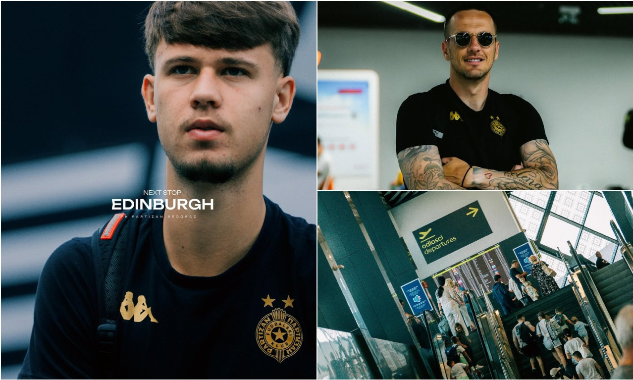 PARTIZAN KRENUO PO CEO PLEN U ŠKOTSKU! Blagojević poveo 24 igrača - ovo je spisak (FOTO)