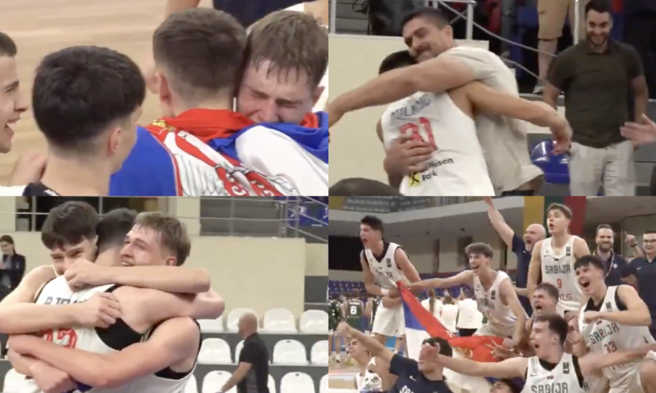 SCENA KOJA SE PAMTI! ORLIĆI ZAPLAKALI POSLE ZLATA Darko Miličić grli sina, a suze same padaju! Pogledajte dirljiv prizor