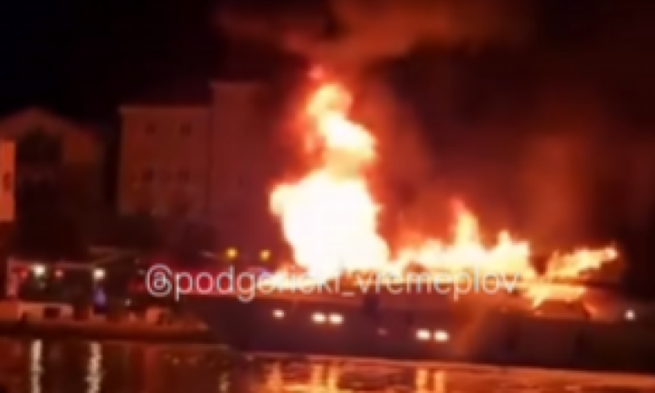 VLASNIK BIO NA JAHTI U TRENUTKU IZBIJANJA POŽARA Otkrio mogući razlog zbog kog je buknula vatra (VIDEO)