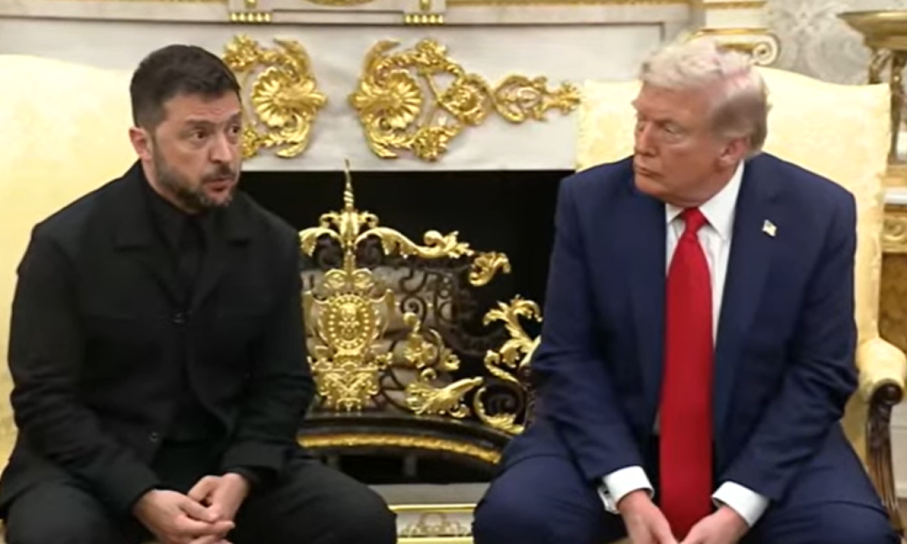 ZELENSKI UPRAVO STIGAO U BELU KUĆU Dočekao ga Donald Tramp (VIDEO)
