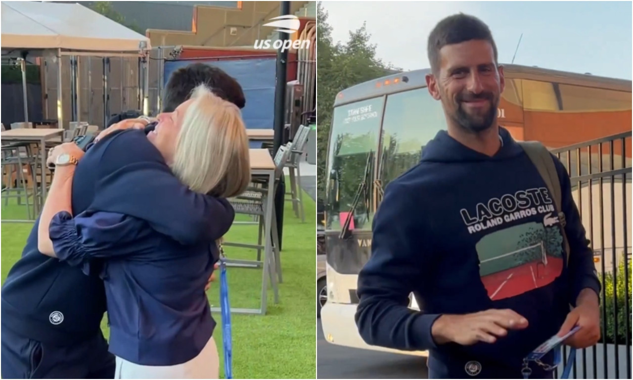 LEGENDA JE STIGLA! UZ ŠIROK OSMEH I ĐUSKANJE Pogledajte dolazak Novaka Đokovića na US Open (VIDEO)