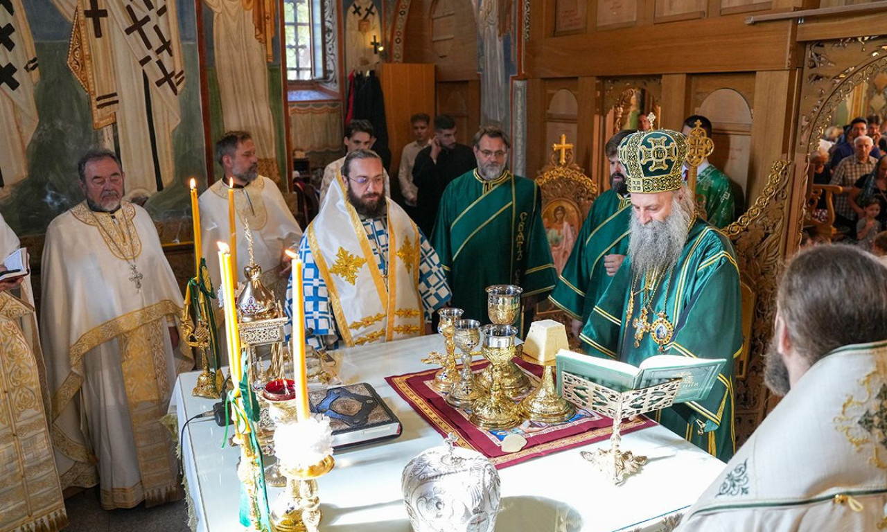 MOĆNE REČI PATRIJARHA NA VELIKI PRAZNIK: "Preobraženje je dokaz da je Bog uvek sa nama (FOTO)
