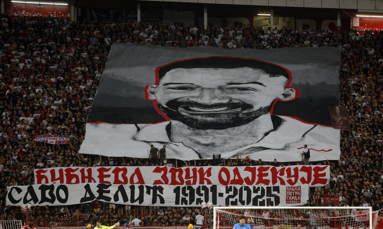 CELA MARAKANA PLAKALA ZA SAVOM DELIĆEM Pogledajte potresne prizore Delija koje niste videli u prenosu uživo (VIDEO)