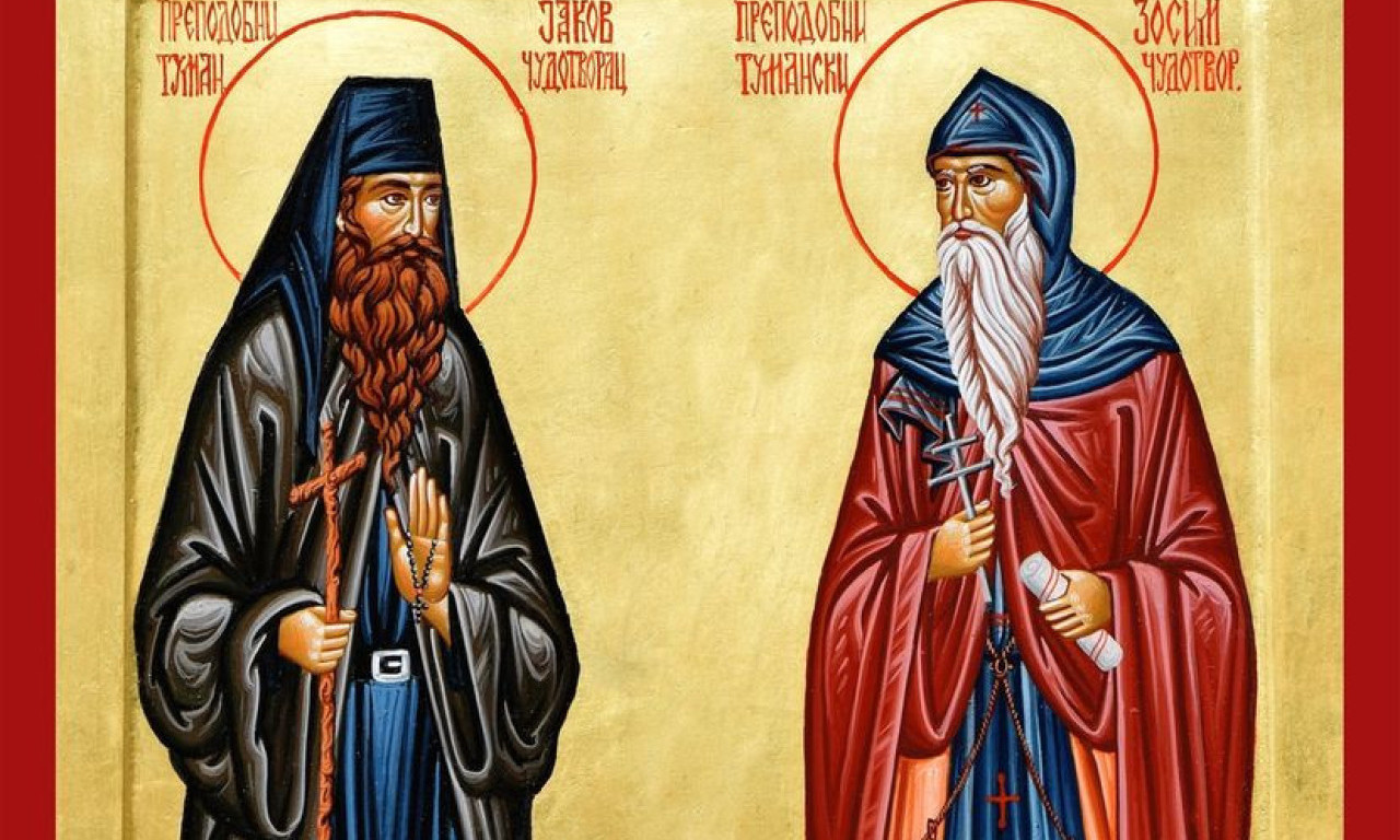 DAN TUMANSKIH SVETITELJA Vernici hrle moštima Svetog Zosima i Jakova po isceljenje