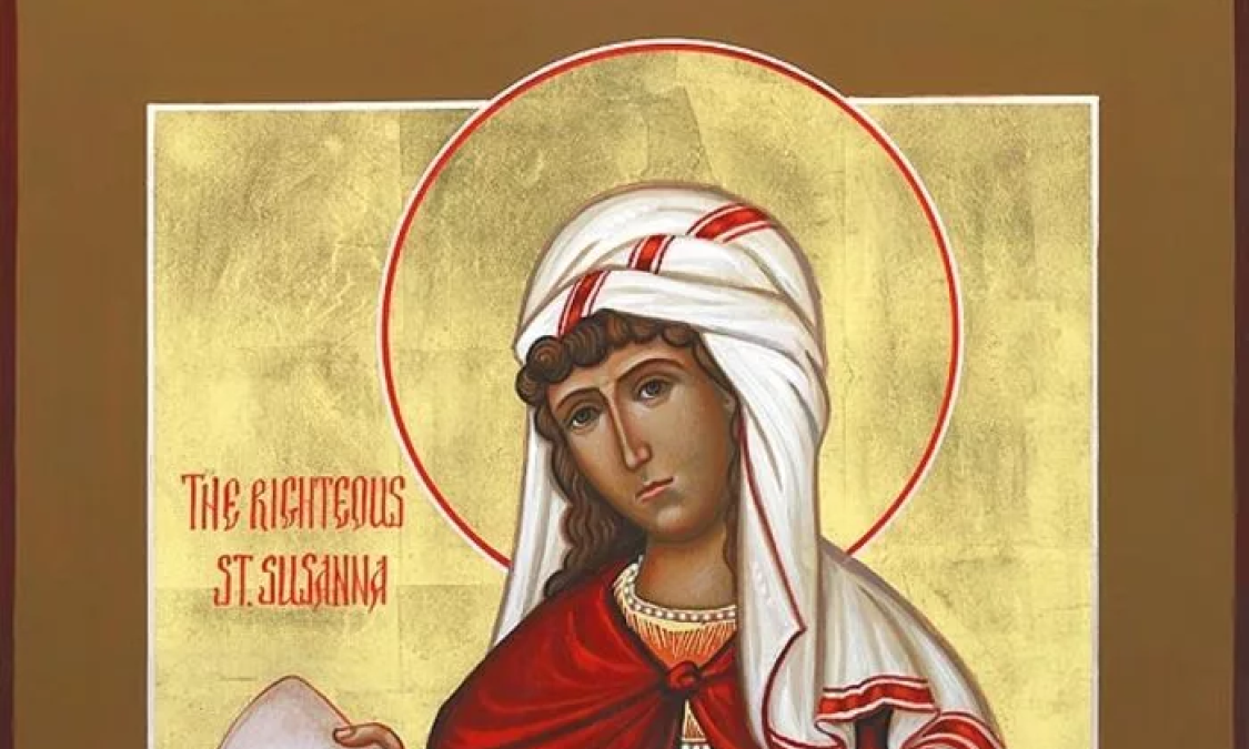 ODBILA CAREVOG SINA ZBOG VERE U HRISTA Sećanje na Svetu mučenicu Suzanu