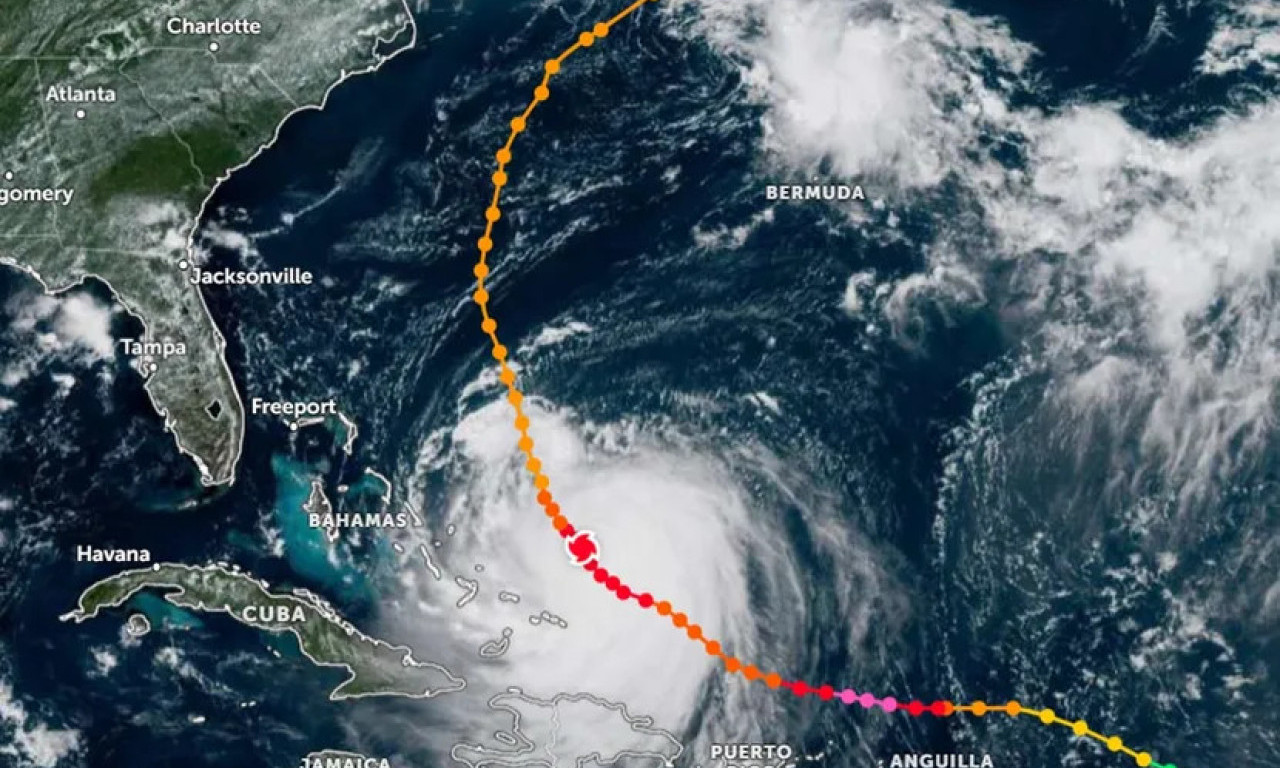 OPASAN URAGAN PREKO ATLANTIKA "JURI" KA EVROPI Evo šta čeka Srbiju u narednom periodu