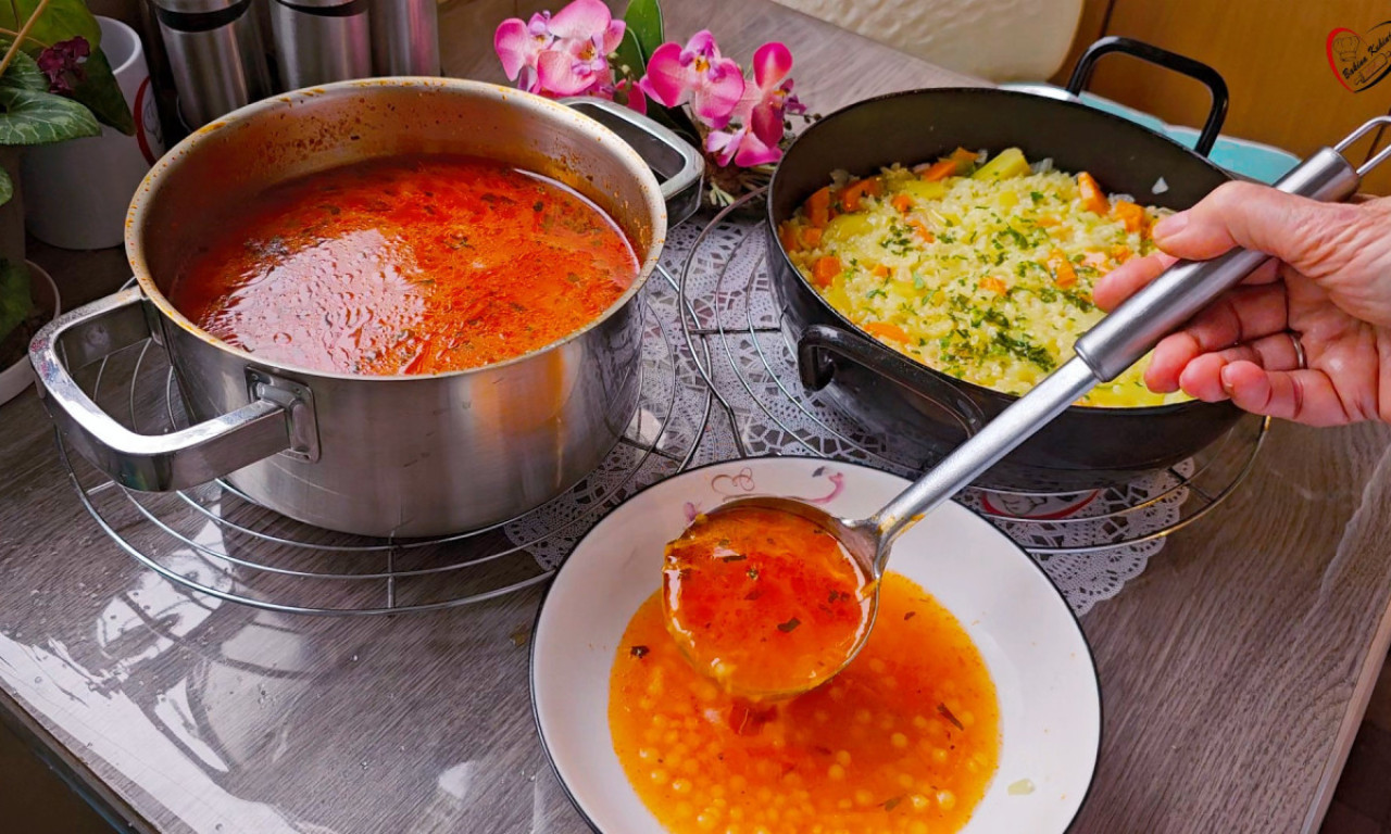 DANAS DVA POSNA SPECIJALITETA Paradajz čorba sa taranom ili pilav – koji je vaš favorit?