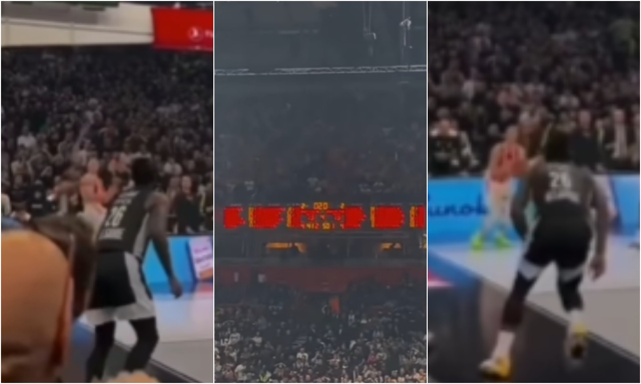 TROJKA NEDOVIĆA I MUK U ARENI! Nemanja odlazi, a ovaj koš ni Delije, ni Grobari neće nikad zaboraviti (VIDEO)