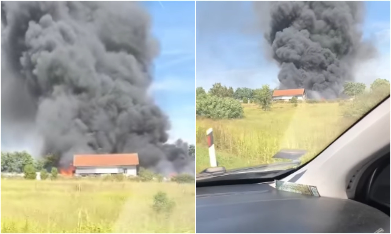 DETONACIJE ODZVANJAJU NOVIM SADOM Crni dim se širi kilometrima! Pogledajte šta se dešava (VIDEO)