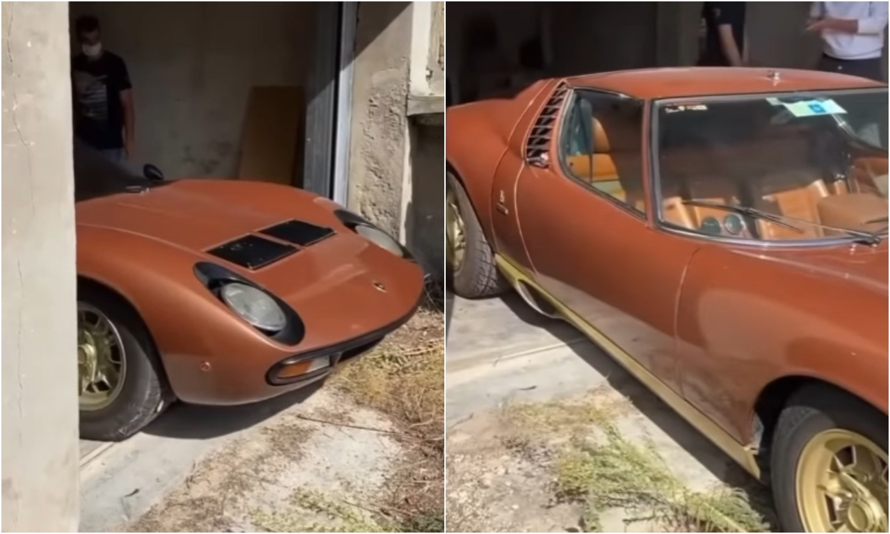 POSLE 50 GODINA OTKRIVEN AUTO IZ SNOVA U STAROJ GARAŽI Da li znate za model Lamborghini Miura SV?