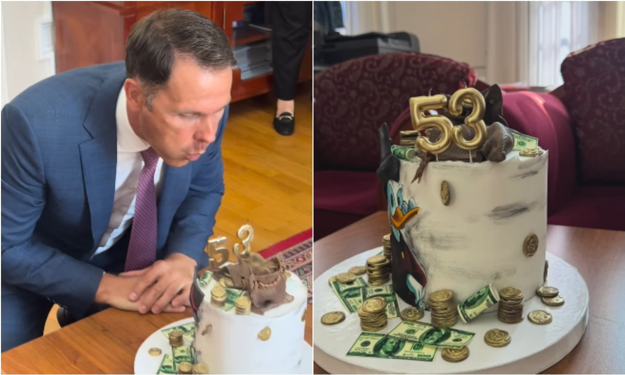 SINIŠA MALI ODUVAO SVEĆICE NA TORTI PUNOJ PARA Za rođendan dobio i poklon kakav priželjkuju mladi (VIDEO)