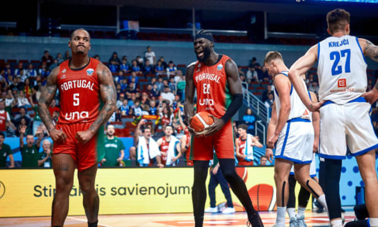 MOĆNI KETA ŠOKIRAO ČEŠKU Portugalija ostvarila prvu pobedu na Evrobasketu!