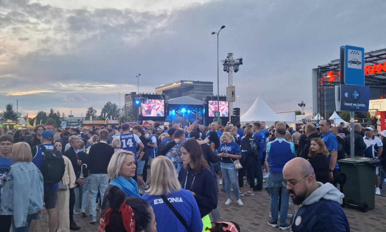 UŽIVO DEŠAVANJA IZ RIGE Ogromne gužve pred meč Srbije i Estonije