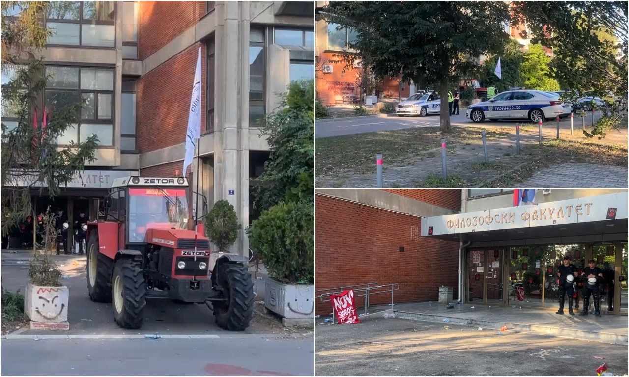 ŠTA SE DEŠAVA KOD FILOZOFSKOG FAKULTETA JUTROS? Pogledajte šta se nalazi ispred ulaza (VIDEO)