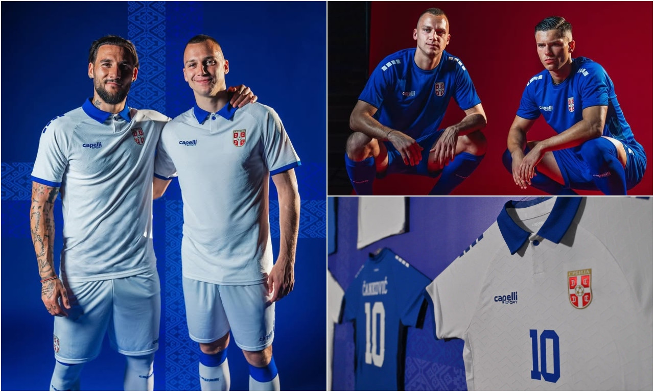 DA LI VAM SE DOPADA Novi dresovi fudbalera Srbije, ponovo smo plavi (FOTO)