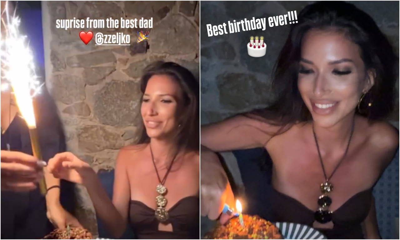 ĆERKA ŽELJKA JOKSIMOVIĆA BLISTALA NA SVOM JUBILARNOM ROĐENDANU! Pevač otkrio delić Mininog slavlja (VIDEO)
