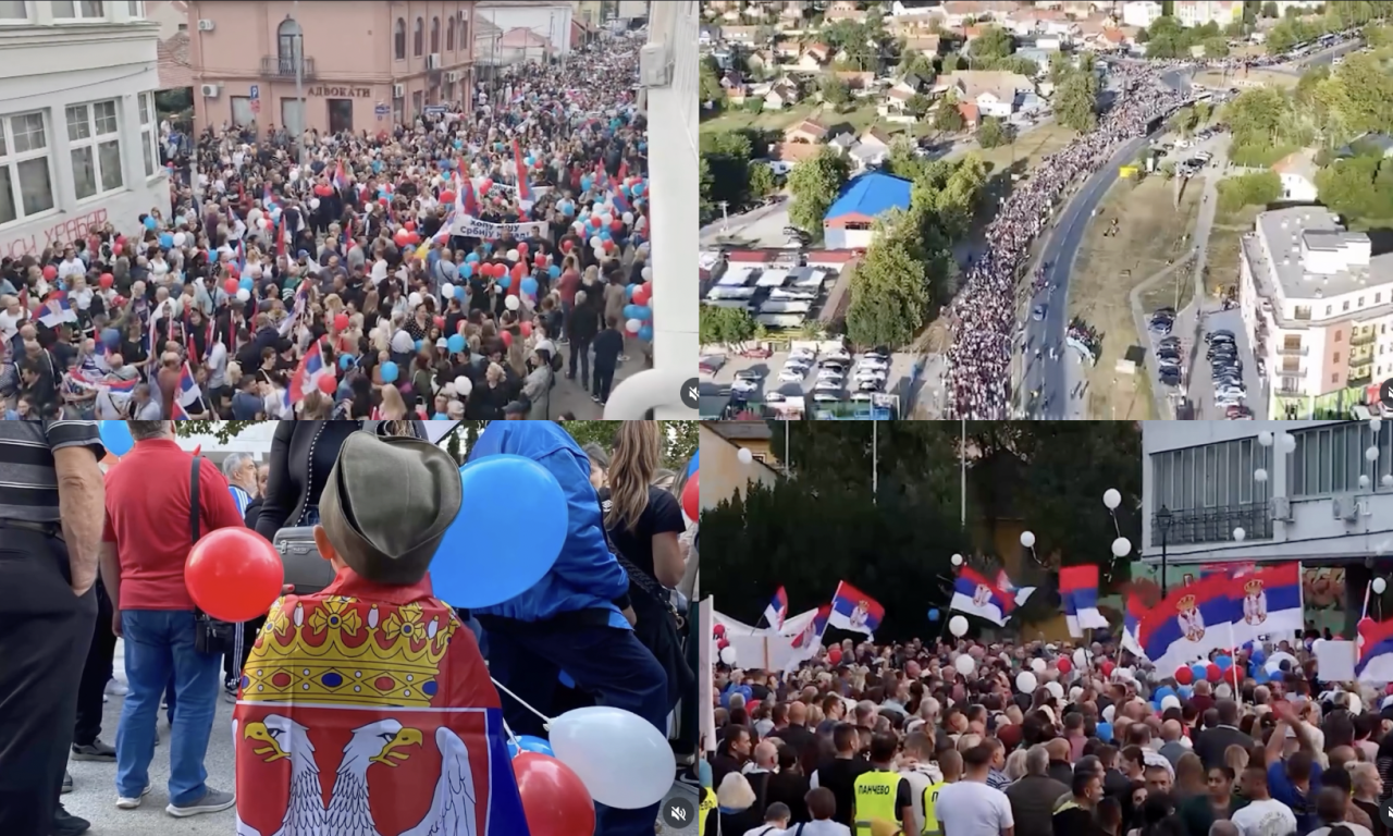 GRAĐANI PROTIV BLOKADA DAJU PODRŠKU SRBIMA NA KiM Danas skupovi na više od 200 lokacija