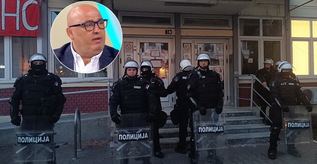 DEKAN PATRIK DRID UŠAO NA DIF KROZ PROZOR Blokaderi su još uvek u zgradi fakulteta - stigla i policija (FOTO+VIDEO)