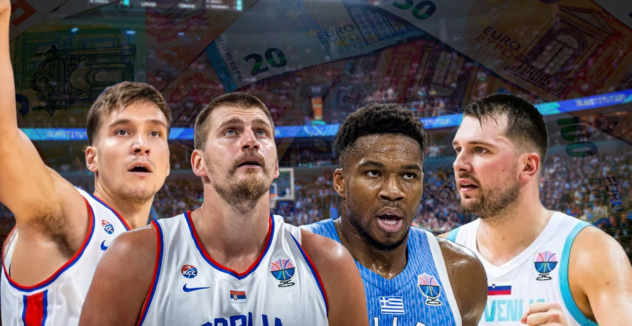 TOP 15 NAJPLAĆENIJIH KOŠARKAŠA NA EUROBASKETU 2025 Jokić nije na prvom mestu, a jedna stvar fascinira (FOTO)