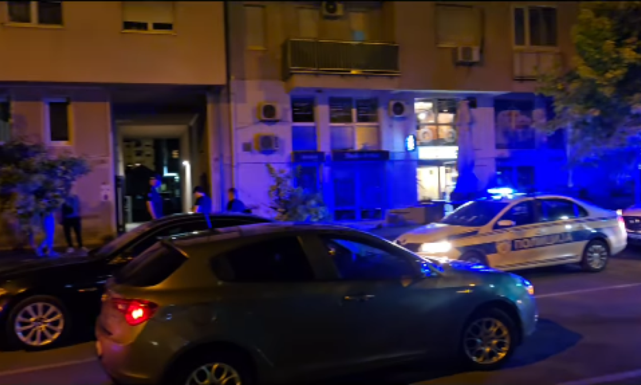 PRVI SNIMAK SA MESTA UBISTVA Ispred kafića sve isprevrtano, na licu mesta i forenzika! Policija blokirala sve (VIDEO)