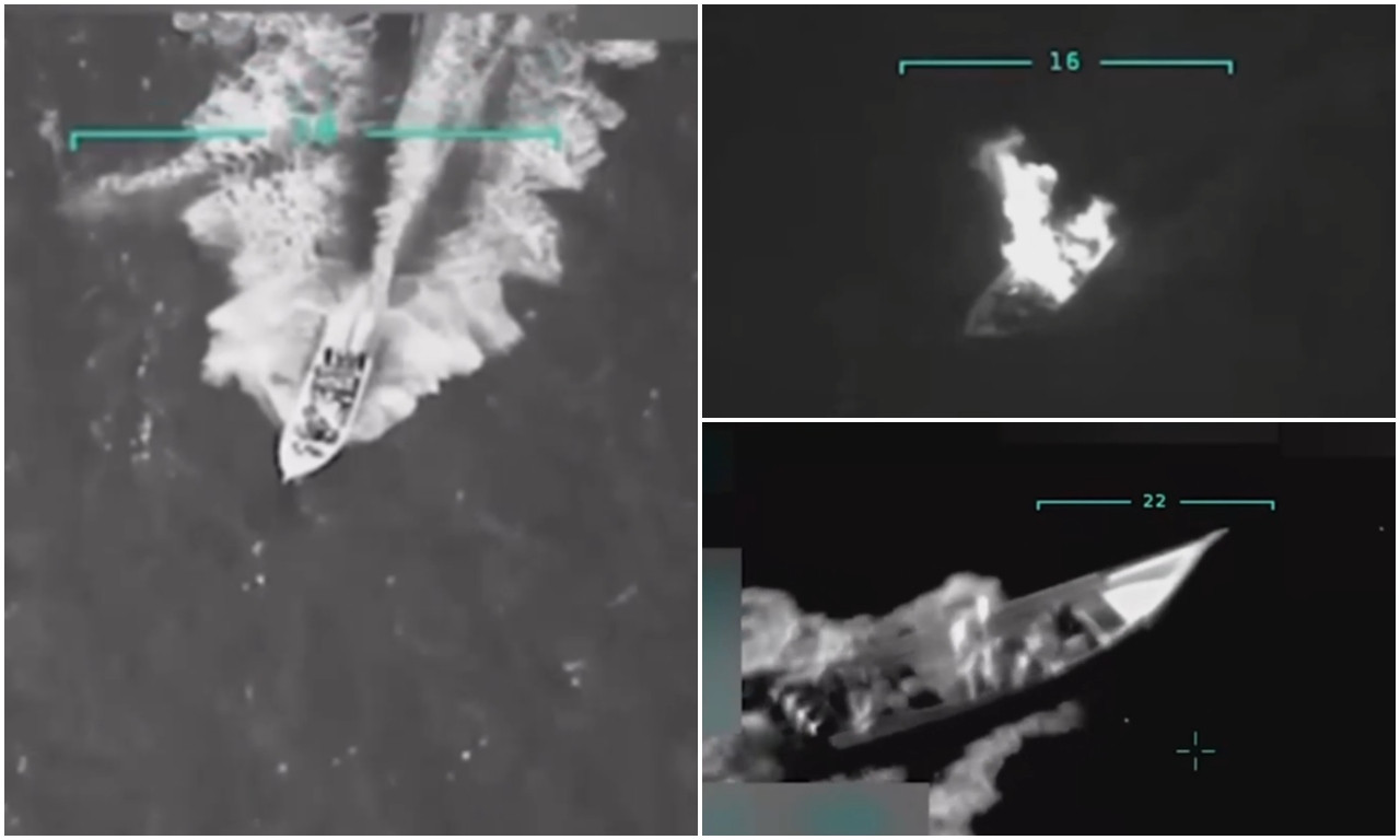 BROJE SE MRTVI, TRAMP POVUKAO ZASTRAŠUJUĆ POTEZ Pogledajte snimak likvidacije broda iz Venecuele (VIDEO)