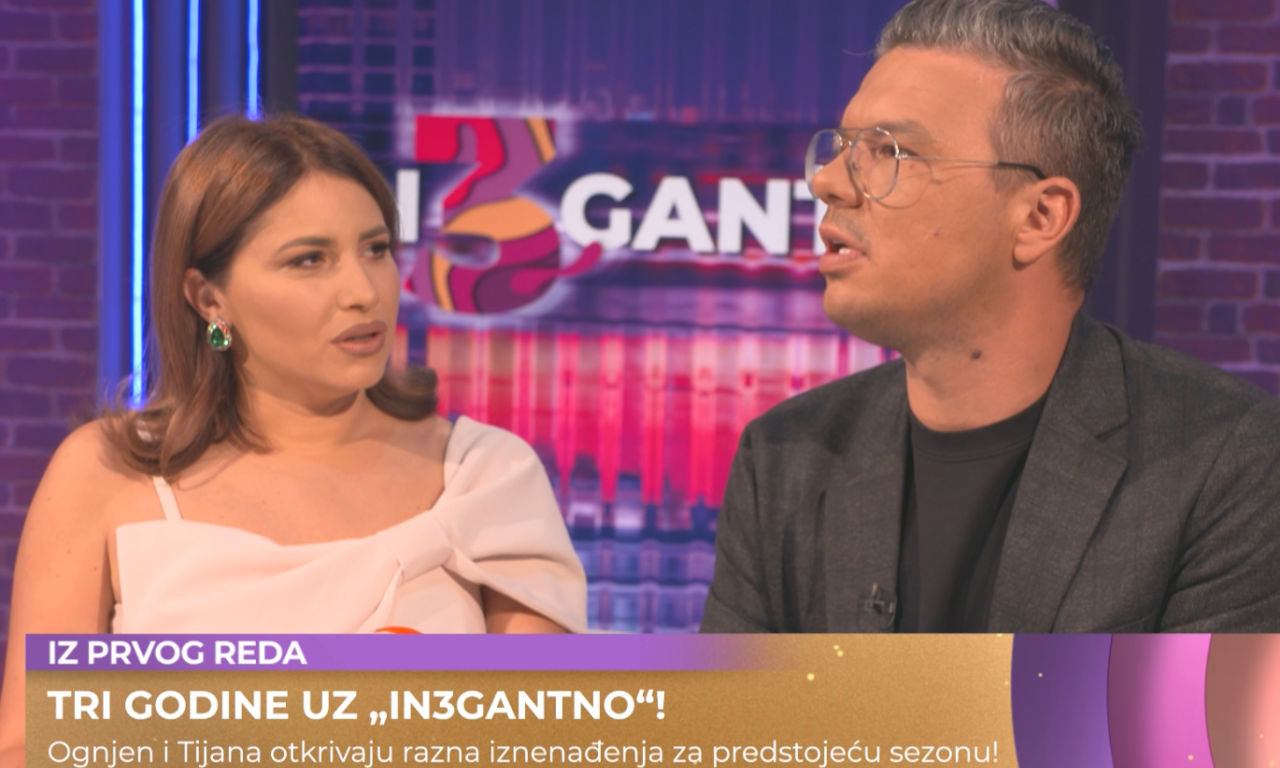 "ONA KADA DOĐE BIĆE ZANIMLJIVO" Ognjen Nestorović i Tijana Prica otkrivaju novine u emisiji "In3gantno" (VIDEO)