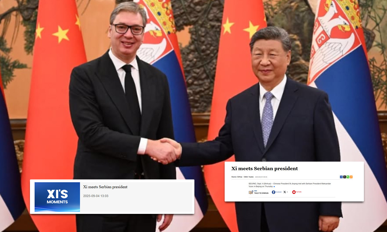 VUČIĆ UDARNA VEST U KINI Evo kako svetski mediji izveštavaju o sastanku sa Đinpingom (FOTO)