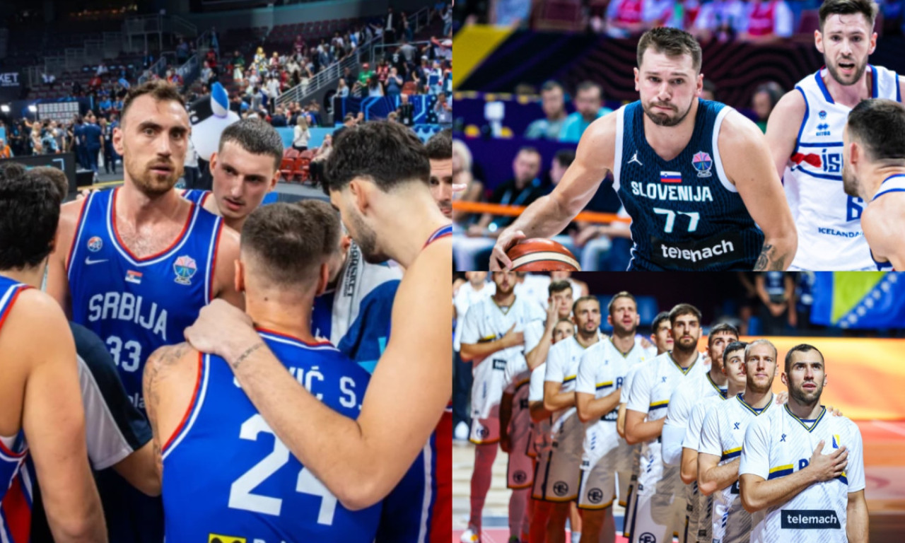 SRBIJA, SLOVENIJA I BIH PONOVO ZAJEDNO ŽIVE EVROPSKI SAN Suze, ponos i nostalgija - region u osmini finala Eurobasketa