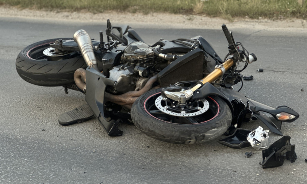 MOTORCIKLISTA TEŠKO POVREĐEN Stravičan udes na zloglasnoj krivini kod Čačka