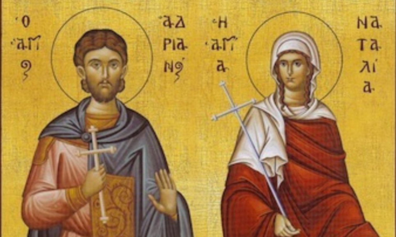ZA SLOGU U BRAKU DANAS SE MOLIMO NJIMA Vernici praznuju Svetog Adrijana i Nataliju!