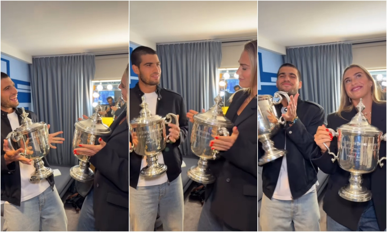 UMALO OTERALA ALKARAZA IZ STUDIJA Evo šta je Beloruskinja uradila da se Španac zapanjio (VIDEO)