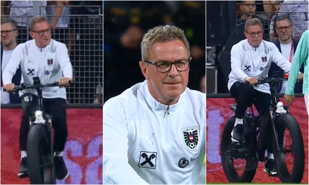 SELEKTOR AUSTRIJE NA BICIKLU UŠETAO NA STADION Pa, ovo svet nije video - hit scena u Zenici (VIDEO)